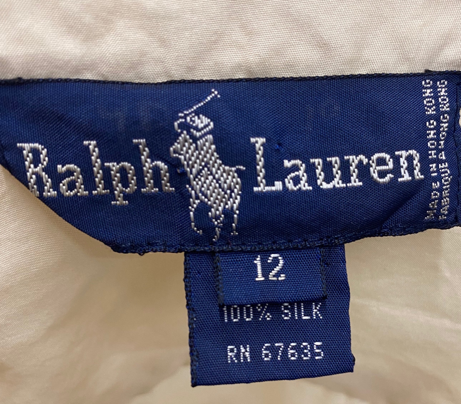 Vintage 90s Ralph Lauren Silk Jumpsuit - Tucson Thrift Shop