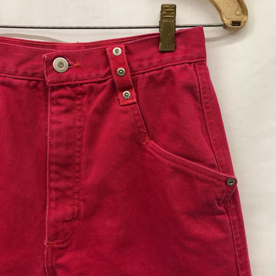 red wrangler jeans